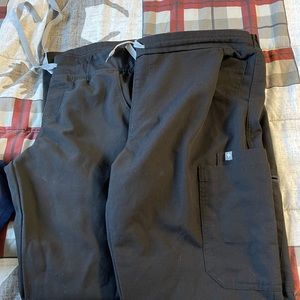 Womens Black Fig Scrub Pants